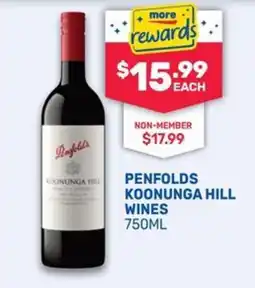 SipnSave Penfolds Koonunga Hill Wines offer