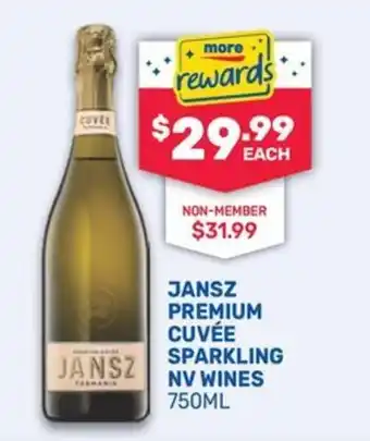 Jansz Premium Cuvée Sparkling NV Wines