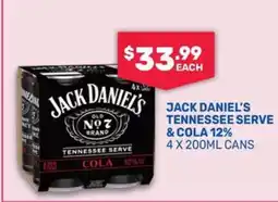 SipnSave Jack Daniel's Tennessee Serve Cola offer