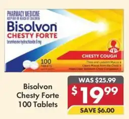 Pharmacy4Less Bisolvon Chesty Forte offer