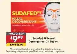 Pharmacy4Less Sudafed PE Nasal Decongestant offer