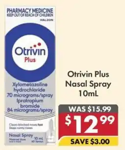 Pharmacy4Less Otrivin Plus Nasal Spray offer