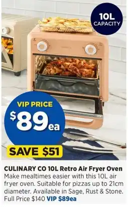 Spotlight Culinary Co Retro Air Fryer Oven offer