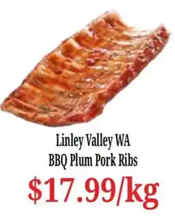 Farmer Jack's BBQ Plum Pork Ribs offer