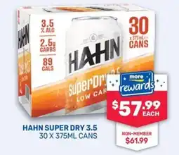 Bottlemart Hahn Super Dry 3.5 offer