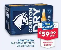 Bottlemart Carlton Dry offer