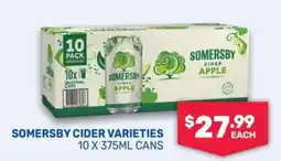 Bottlemart Somersby Cider Varieties offer