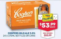 SipnSave Coopers Mild Ale 3.5% offer