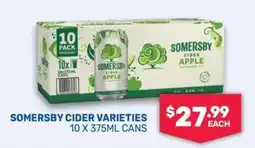 SipnSave Somersby Cider Varieties offer