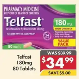 Pharmacy4Less Telfast 180mg offer
