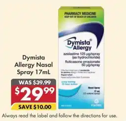Pharmacy4Less Dymista Allergy Nasal Spray offer
