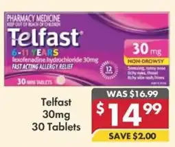 Pharmacy4Less Telfast 30mg offer