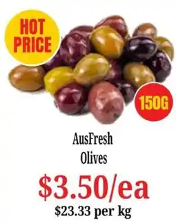 Farmer Jack's AusFresh Olives offer