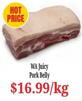 Farmer Jack's WA Juicy Pork Belly offer