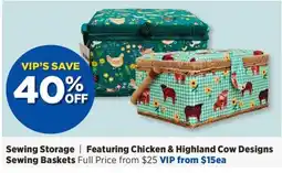 Spotlight Sewing Storage Sewing Baskets offer