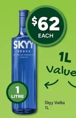 Bottler Skyy Vodka offer