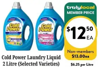 Farmer Jack's Cold Power Laundry Liquid offer