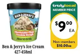 Farmer Jack's Ben & Jerry's Ice Cream offer