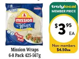 Farmer Jack's Mission Wraps offer