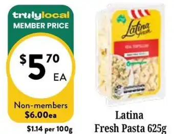 Farmer Jack's Latina Fresh Pasta offer