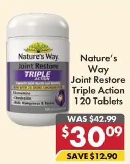 Pharmacy4Less Nature's Way Joint Restore Triple Action offer