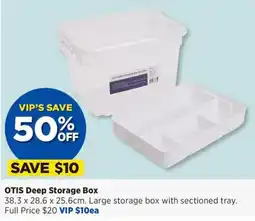 Spotlight OTIS Deep Storage Box offer