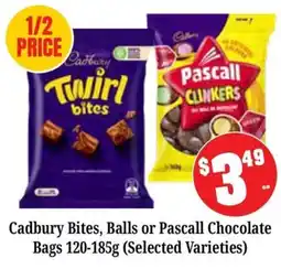 Farmer Jack's Cadbury Bites, Balls or Pascall Chocolate Bags offer