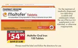 Pharmacy4Less Maltofer Oral Iron offer