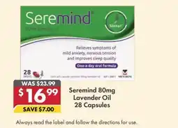 Pharmacy4Less Seremind 80mg Lavender Oil offer