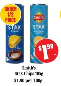 Farmer Jack's Smith's Stax Chips offer