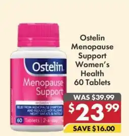 Pharmacy4Less Ostelin Menopause Support offer