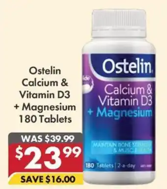 Pharmacy4Less Ostelin Calcium & Vitamin D3 + Magnesium offer