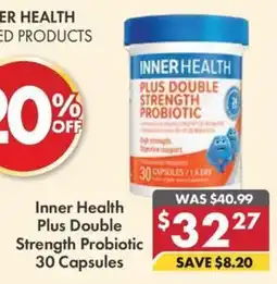 Pharmacy4Less Inner Health Plus Double Strength Probiotic offer