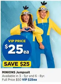 Spotlight MINIONS Jumpsuit offer