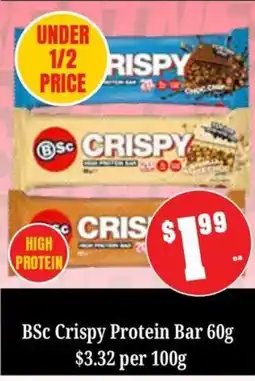 Farmer Jack's BSc Crispy Protein Bar offer