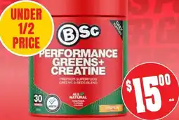 Farmer Jack's BSc Performance Greens+Creatine offer