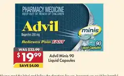 Pharmacy4Less Advil Minis Liquid Capsules offer