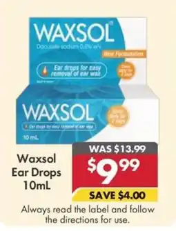 Pharmacy4Less Waxsol Ear Drops offer