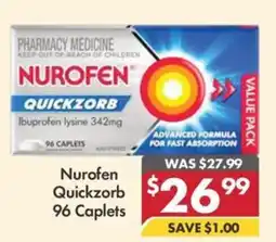 Pharmacy4Less Nurofen Quickzorb offer