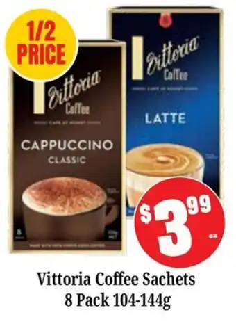 Farmer Jack's Vittoria Coffee Sachets offer