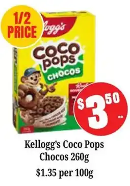 Farmer Jack's Kellogg's Coco Pops Chocos offer