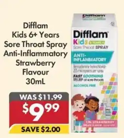 Pharmacy4Less Difflam Kids Sore Throat Spray offer