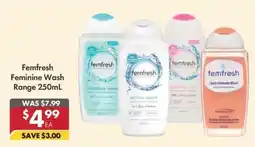 Pharmacy4Less Femfresh Feminine Wash Range offer