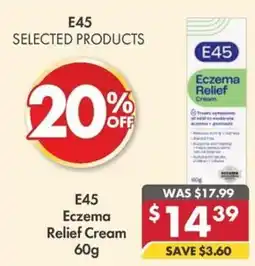 Pharmacy4Less E45 Eczema Relief Cream offer