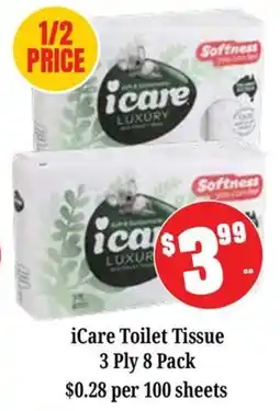 Farmer Jack's iCare Toilet Tissue offer