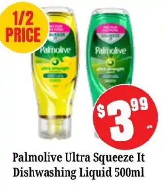Farmer Jack's Palmolive Ultra Squeeze It Dishwashing Liquid offer
