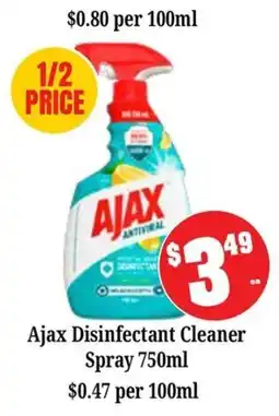 Farmer Jack's Ajax Disinfectant Cleaner Spray offer