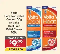 Pharmacy4Less Volta Cool Pain Relief Cream or Volta Heat Pain Relief Cream offer