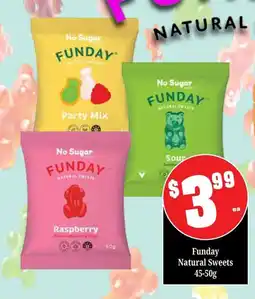 Farmer Jack's Funday Natural Sweets offer