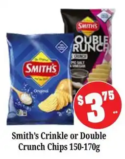 Farmer Jack's Smith's Crinkle or Double Crunch Chips offer